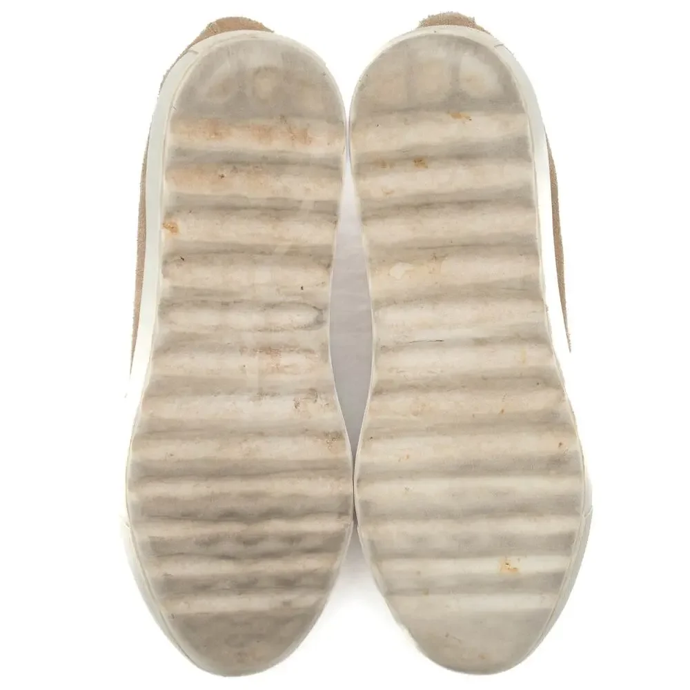 J/Slides Tan Suede Slip-On Sneakers Size 8.5